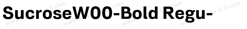 SucroseW00-Bold Regu字体转换
